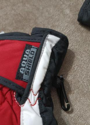 Детские водоотталкивающие перчатки ziener на 4 года