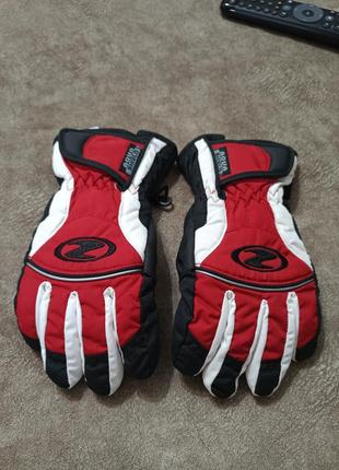 Детские водоотталкивающие перчатки ziener на 4 года