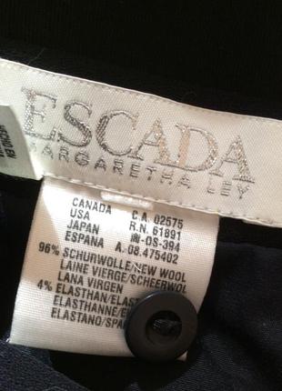 Классическая юбка  шерсть люкс escada3 фото