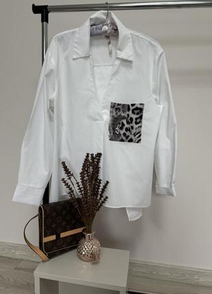 Рубашка с красивой спинкой