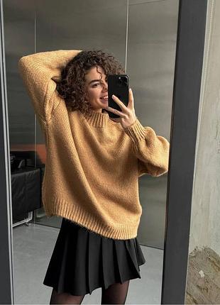 Крутой стильный и качественный свитер оверсайз, вязка 🤩