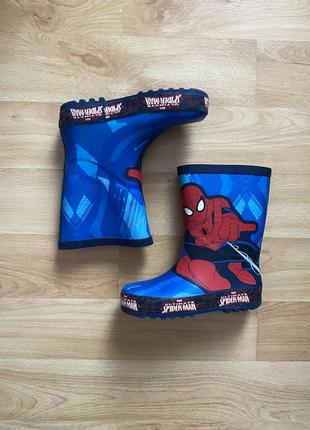 Гумові резинові сапоги спайдермен spiderman