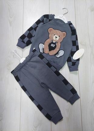 Теплый костюм🧸 на байке для мальчика