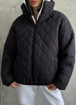 Стеганая женская куртка oversize ❄️🍂