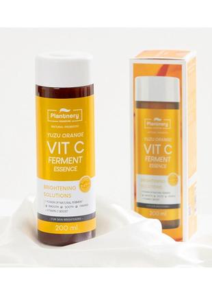 Эссенция для лица plantnery yuzu orange vit c ferment для сияющей кожи, 200 мл
