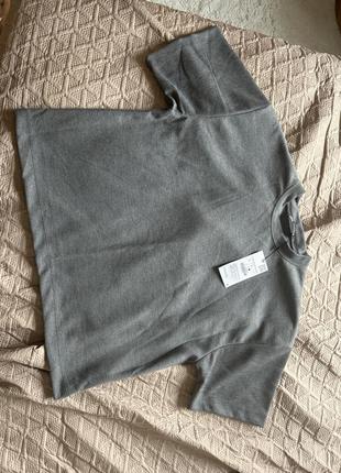 Футболка сіра нова zara базова