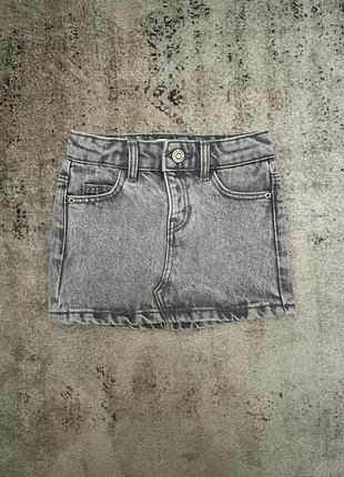 Джинсовая юбочка mango в красивом состоянии на девочку 2-3 лет в идеальном состоянии