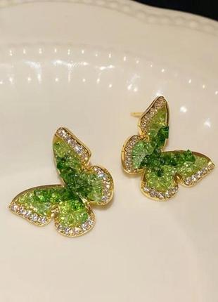 Ніжні сережки - гвоздики 🦋 метелики