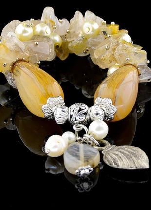 Браслет з натурального каменю