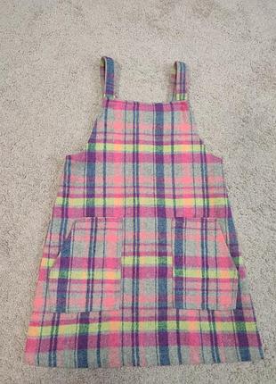 Шерстяной сарафан next для двойни близнецов