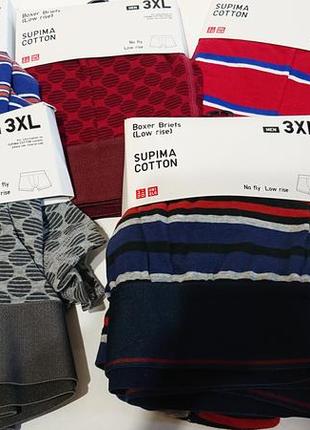 Uniqlo мужские трусы боксеры 3xl 4xl хлопок премиум качество