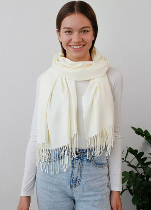 Кашемировый двухсторонний шарф палантин 200*70 см