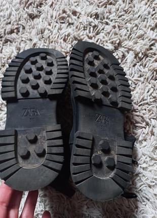 Zara сапожки для девочки 6
