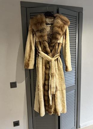Шуба норка/соболь