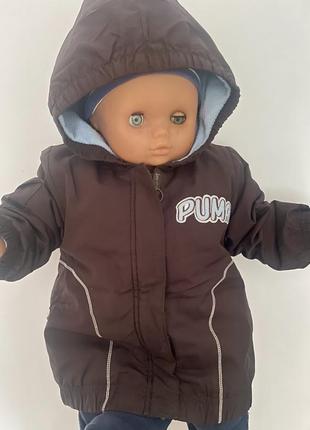 Теплая детская курточка “puma”