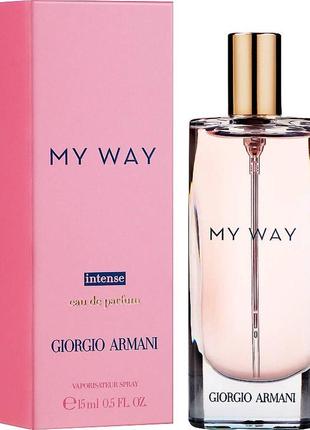 Оригінал giorgio armani my way intense 15 ml парфумована вода