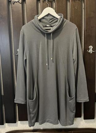 Туника воротник хомут батал