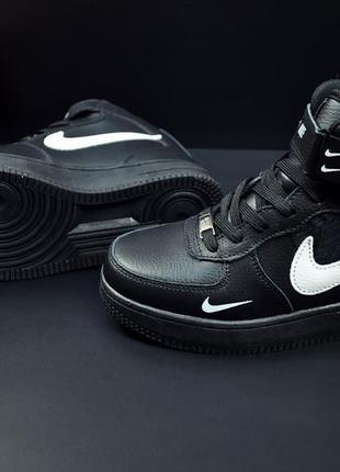 Подростковые зимние кожаные кроссовки cheap nike roshe run oreo shoes for girls boys high унисекс7 фото