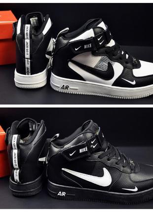 Подростковые зимние кожаные кроссовки cheap nike roshe run oreo shoes for girls boys high унисекс8 фото
