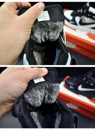 Подростковые зимние кожаные кроссовки cheap nike roshe run oreo shoes for girls boys high унисекс9 фото