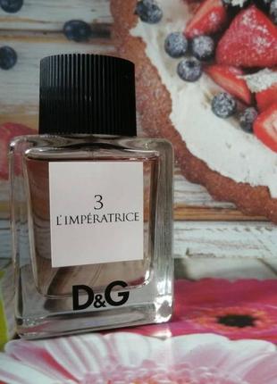 Туалетна вода dolce & gabbana 3 l`imperatrice 50 мл (дольче габбана императрица)