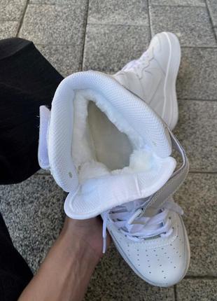 ❄️ зимние кроссовки на меху nike air force 1 mid the8 фото