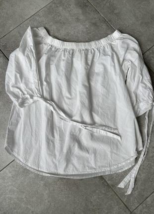 Рубашка белая h&m