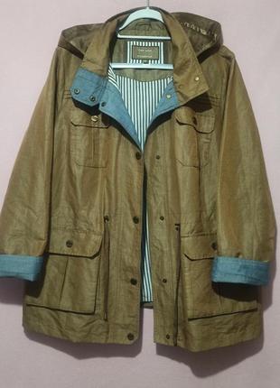 Куртка ветровка дождевик цвет карамель 20 размер per una stormwear caramel
