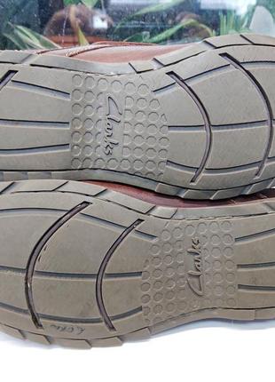 Очень мягкие и легкие кожаные топсайдеры  "clarks", active air. оригинал 42 р7 фото