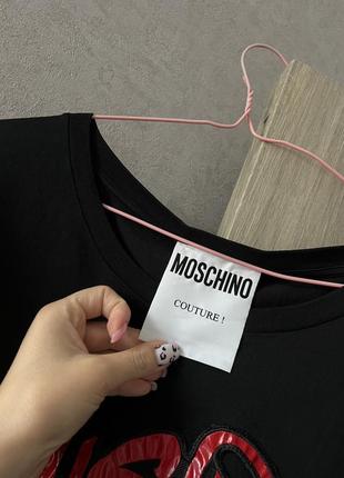 Брендовая футболочка moschino 🍫7 фото