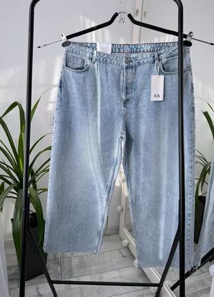 Джинсы wide leg с высокой посадкой от c&a