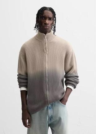 Кардиган чоловічий сірий zara new