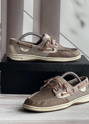 Sperry оригінальні шкіряні стильні топ сайдери