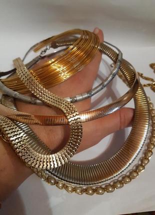 Кольє чокер пектораль, американський вінтаж,ціни різні⬇️, омега, napier, france, italy