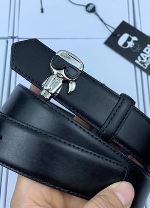 Женский ремень karl lagerfeld в подарочном наборе