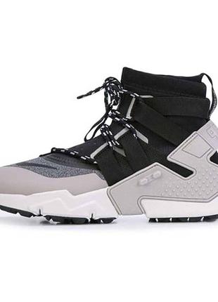 Кроссовки nike air huarache gripp atmosphere grey black