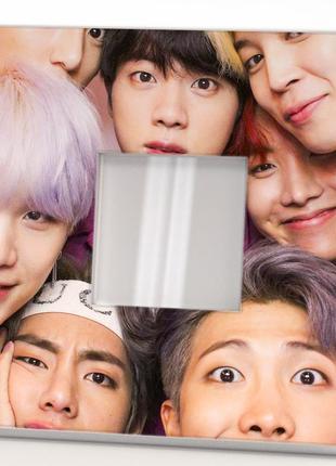 Зеркало "группа bts" подарок для фанатов корейской k-pop, поп музыки, украшение...