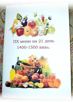 Меню правельного харчування на 21 день