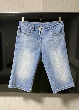 Джинсові подовжені шорти