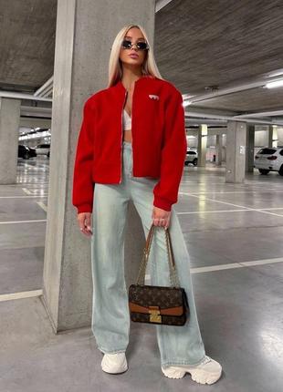Костбм жіночий штани +бомбер6 фото