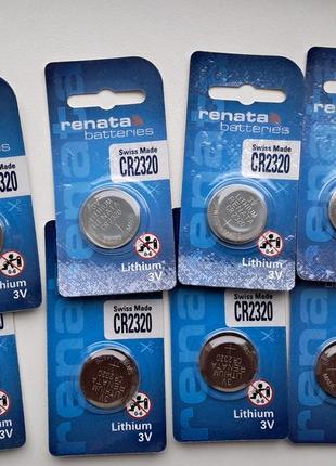 Батарейка сr2320 производства компании renata
