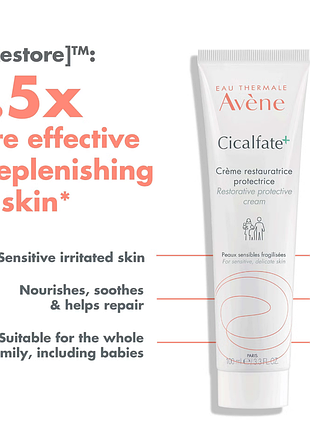Avene cicalfate+ restorative protective cream восстанавливающий защитный крем, 100 мл