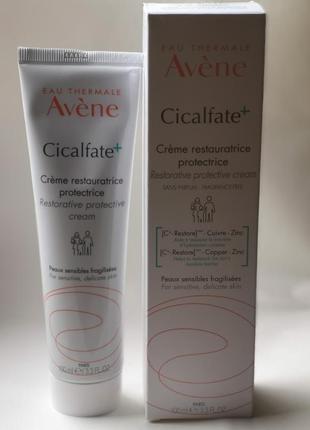 Avene cicalfate+ restorative protective cream восстанавливающий защитный крем, 100 мл