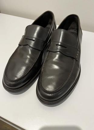 Шкіряні лофери boggi milano3 фото
