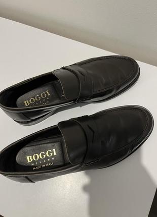 Шкіряні лофери boggi milano5 фото