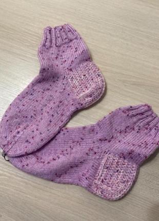 Вязаные носки