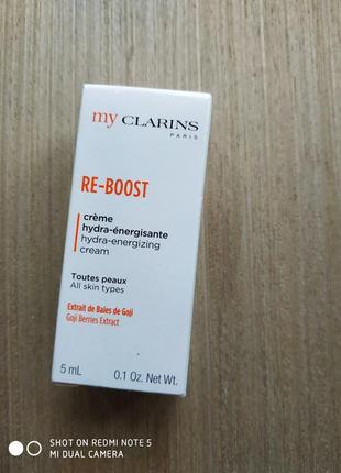 Clarins.re-boost.зволожуючий крем для обличчя.