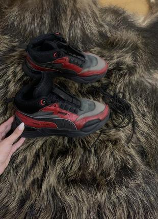 Puma на хлопчика кроси зимові кросівки водонепроникні шкіряні черевики теплі осінні