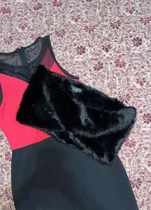 Шарф снуд меховой zara
