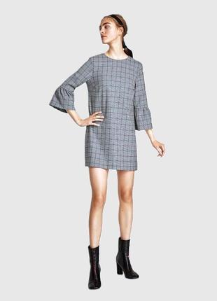 1+1=3 🎁 красива коротка сукня в клітинку від h&m